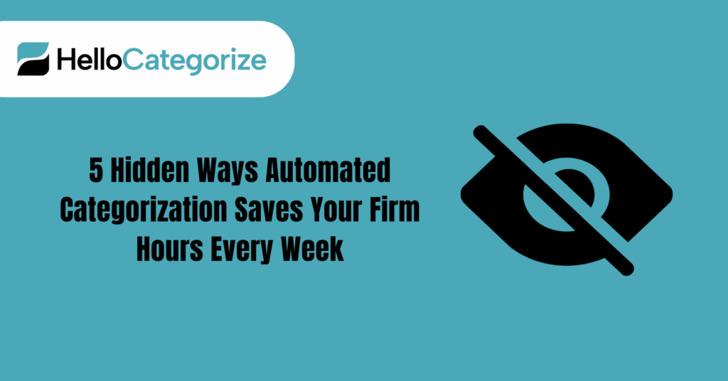 automated categorization